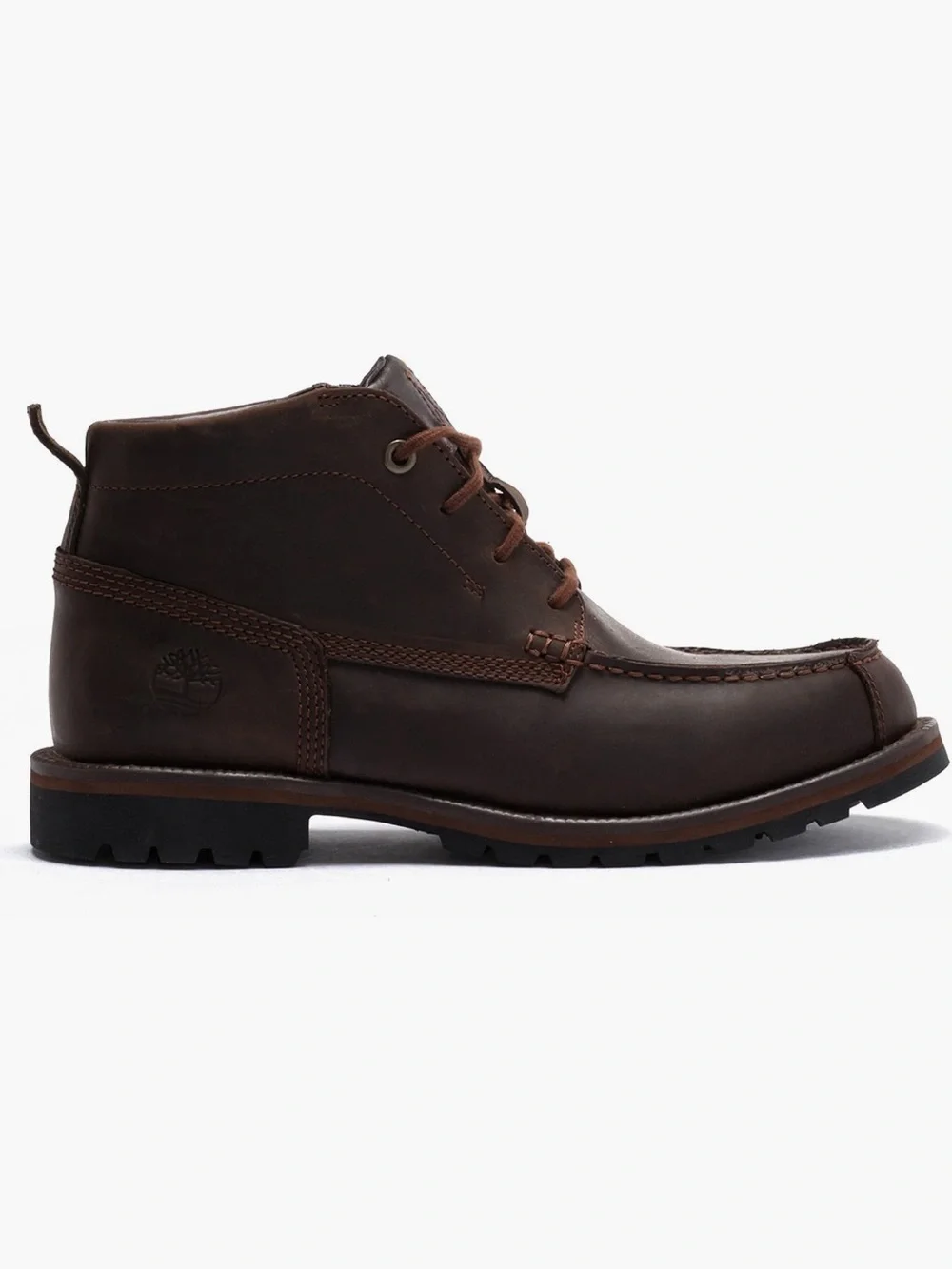 Timberland Grantly Leather Moc Toe Chukka Boot w Ortholite Brown Size 14 NWOT